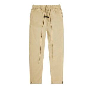 Fear of God Essentials Twill Cotton Jogger Pants in Khaki